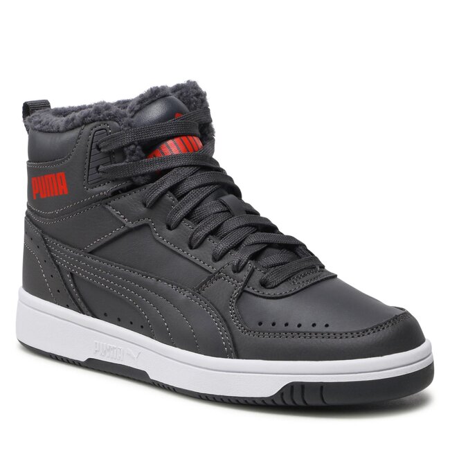 Sneakers Puma - Rebound Jor Fur Jr 375477 06 Asphalt/High Risk Red