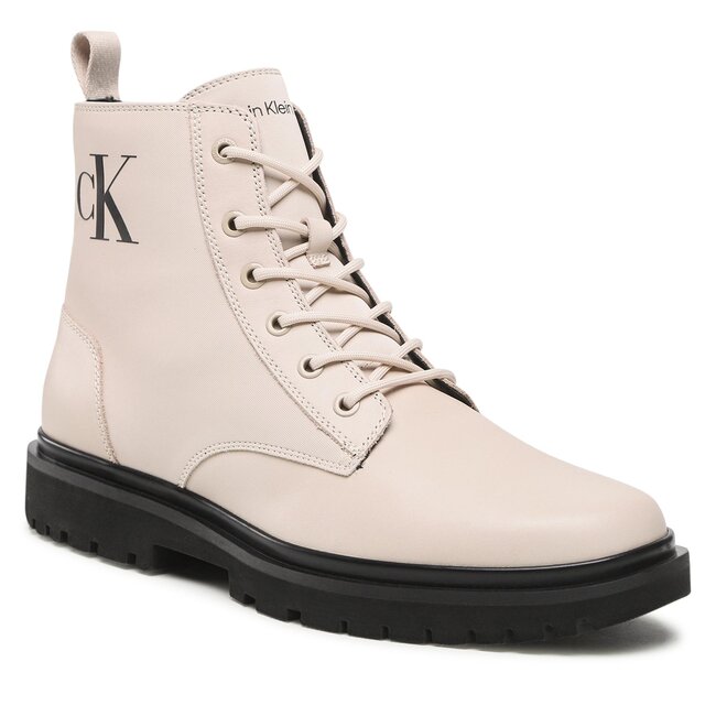calvin klein jeans lug mid lace up boot