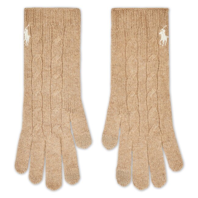 Guanti da donna Polo Ralph Lauren - 455907236004 Camel
