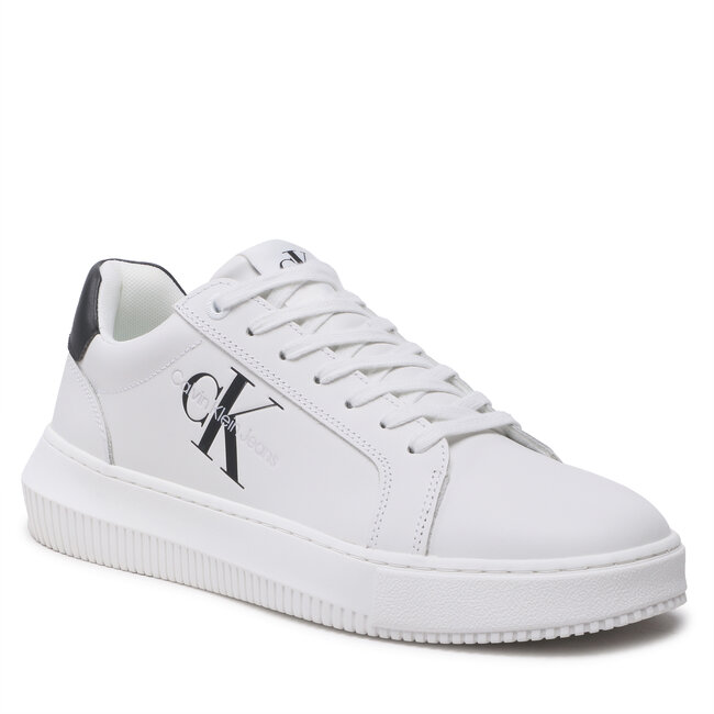 Sneakers Calvin Klein Jeans - Chunky Cupsole Monologo YM0YM00681 White/Black 0K4