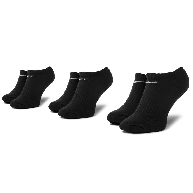 Set di 3 paia di calzini corti unisex Nike - SX7673 010 Nero