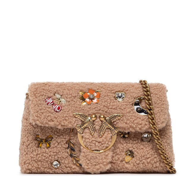 Borsetta Pinko - Love Baby Puff Magic Pins AI 22-23 PLTT 1P22AA Y1XQ Nude C81Q