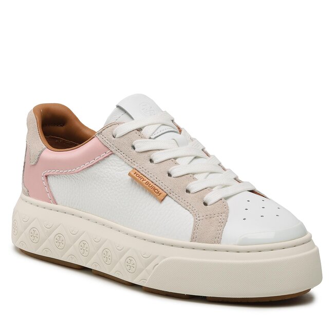 Sneakers Tory Burch - Ladybug Sneaker 143066 White/Risa/Calcare 650
