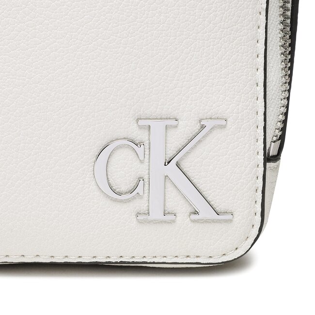 Calvin Klein Jeans Minimal Monogram Camera BAG18 Shoulder Bag White
