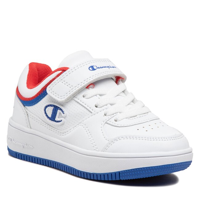 Sneakersy Champion - Rebound Low B Ps S32406-CHA-WW007 Wht/Rbl/Red