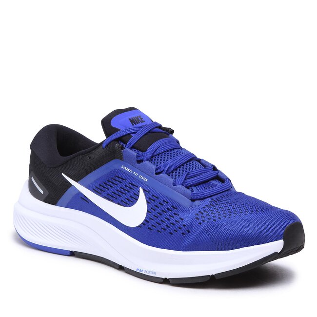 scarpe nike   air zoom structure 24 da8535 401 old royal white black