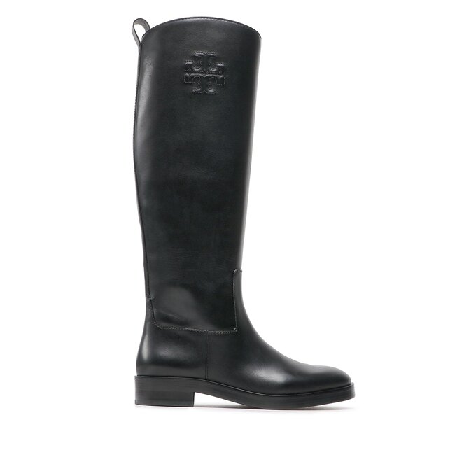 Jackboots Tory burch - The Riding Boot 141232 Perfect Black 006 - Knee-high  boots - High boots and others - Women's shoes 