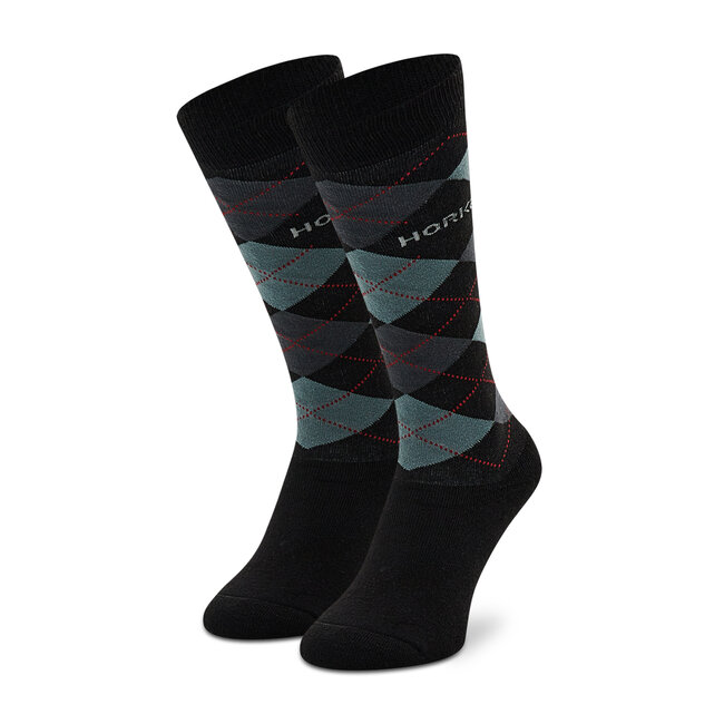Calzini lunghi unisex HORKA - Riding Socks 145450-0000-0206  Ch Black/Grey