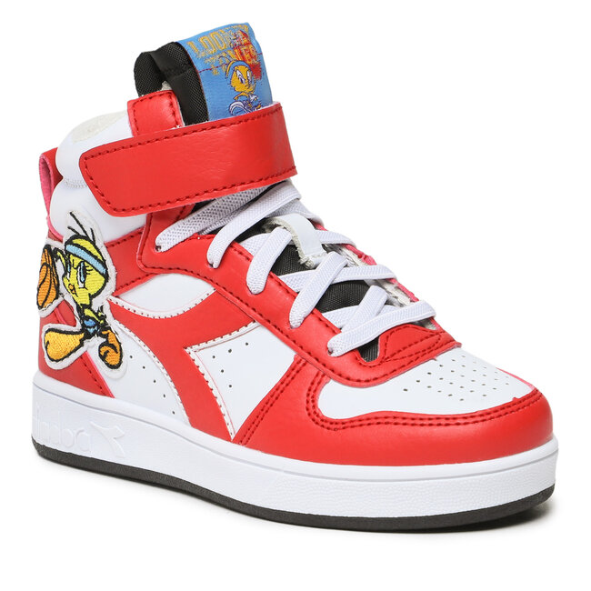 Sneakers Diadora - Magic Basket Mid Tweety Ps 501.178932 C2461 Red/White