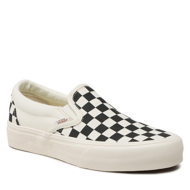 Sneakers aus Stoff Vans - Slip-On Vr3 VN0007NC1KP1 Checkerboard Black/Marshm