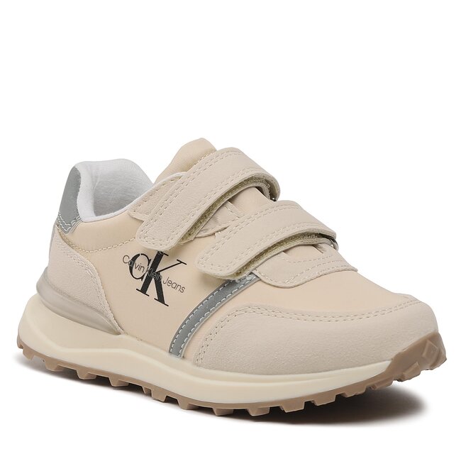 Sneakers Calvin Klein Jeans - Low Cut Velcro Sneaker V1B9-80574-1587 S Beige 500