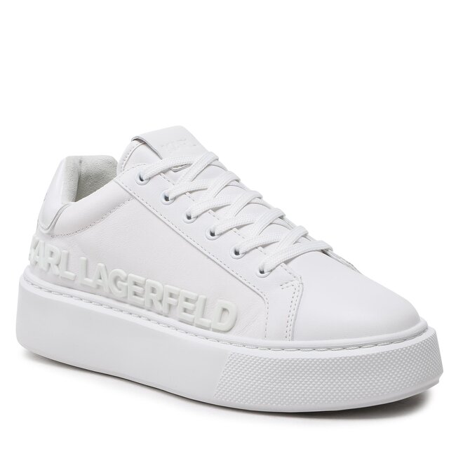 Sportcipő KARL LAGERFELD - KL62210 White Lthr Mono