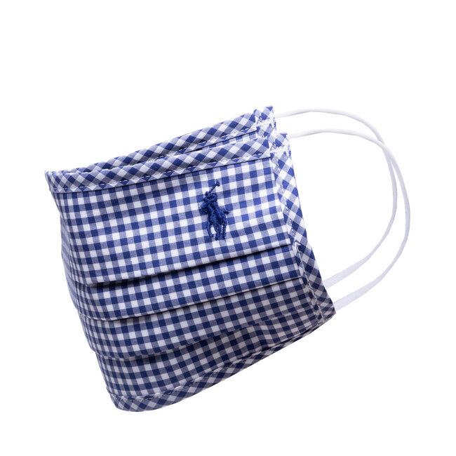 Mascherina di tessuto Polo Ralph Lauren - Mask B 710837370001 Navy/White