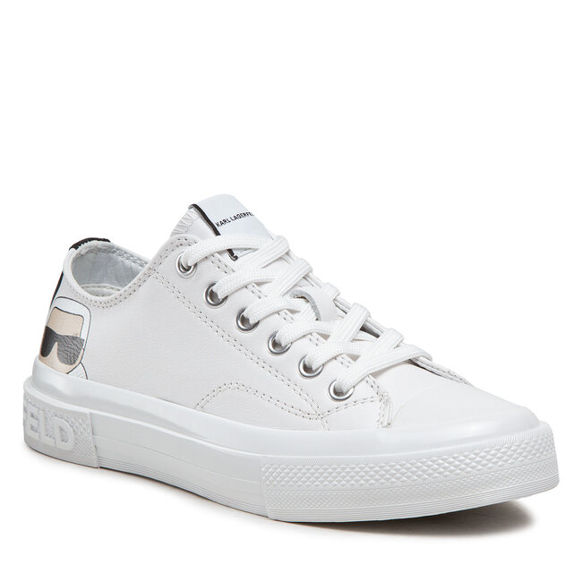 Sneakers aus Stoff KARL LAGERFELD - KL60311L White Lthr