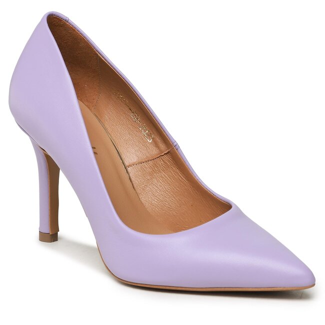 Scarpe stiletto R.Polański - 1672 Fioletowy Polina 288 Lico