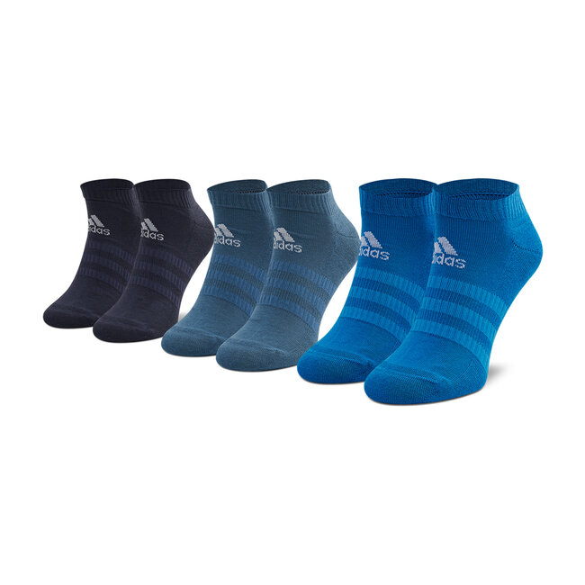 Set di 3 paia di calzini corti da uomo adidas - Cush Low 3Pp HE4985 Navy/Blue