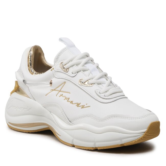 Sneakers Emporio Armani - X3X173 XN759 R579 White/Gold