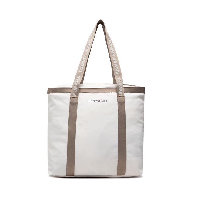 Tommy Jeans Långärmad T-shirt Original Ribbed Organic Cotton - Tjw Essential Tote AW0AW14122 YBH