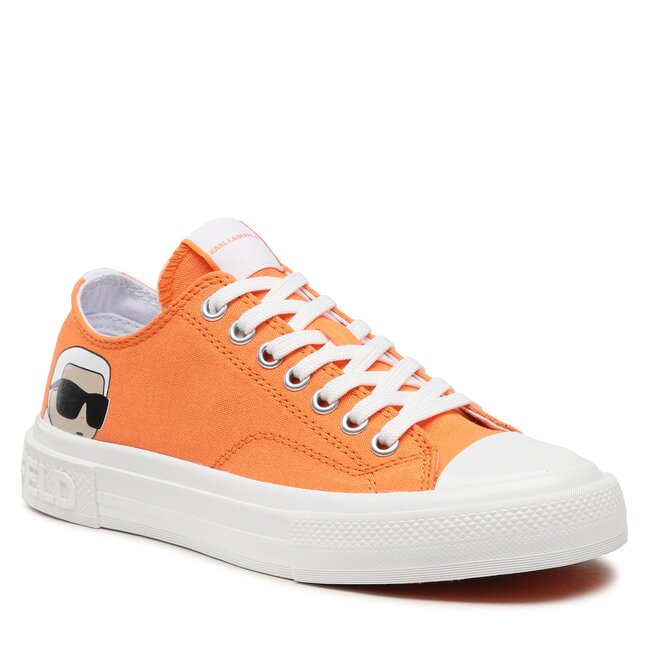 Sneakers aus Stoff KARL LAGERFELD - KL60316 Orange Canvas