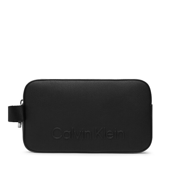 Pochette per cosmetici Calvin Klein - Ck Connect Pu Washbag K50K510292 BAX