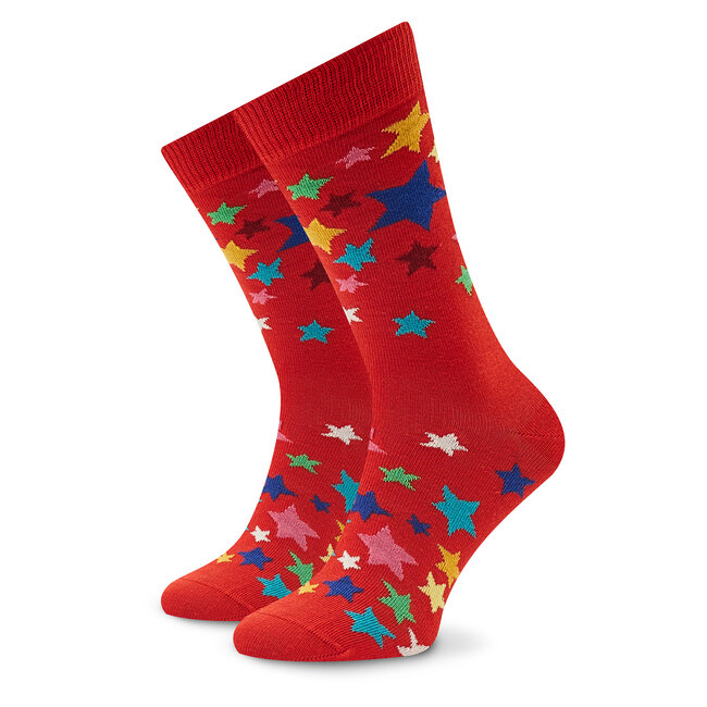 Vysoké dětské ponožky Happy Socks - KSTS01-4300 Červená