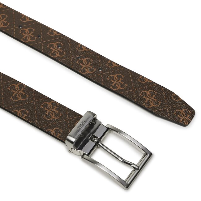 Guess Cintura da uomo Vezzola Belts BM7543 LEA35 Marrone