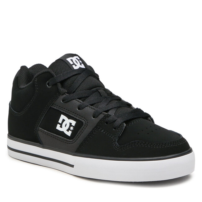 Sneakersy DC - Pure Mid ADYS400082 Black/White (BKW)
