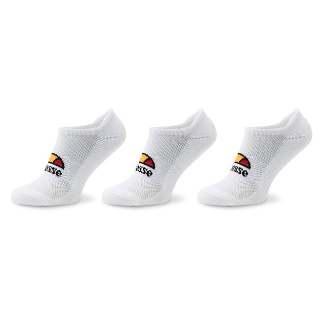 Sada 3 párů kotníkových ponožek unisex Ellesse - Rebi Trainer SBMA2300 White 908