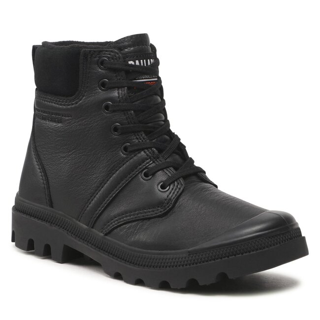 Turistická obuv Palladium - Pallabrousse Cuffwp+ 77982-001-M Black/Black