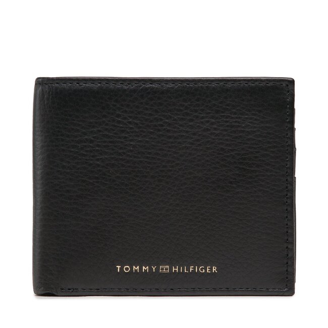 Portafoglio grande da uomo Tommy Hilfiger - Prem Leather Cc Flap Amd Coin AM0AM10990 BDS