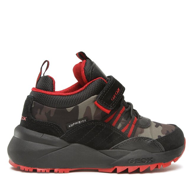 Sneakersy Geox - J Heevok B.B Abx A J16FBA 0MN22 C0048 S Black/Red 