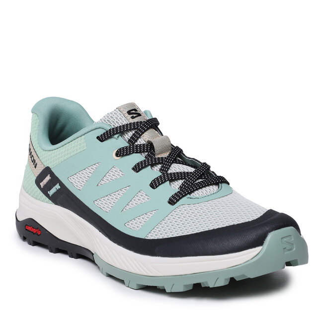 Trekking-skor Salomon - Outrise W L47160300 Granite Green/Green Ash/Tender Peach