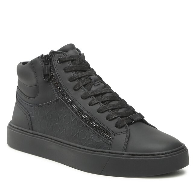 Trainers CALVIN KLEIN JEANS Classic Cupsole Laceup Low YW0YW00775 Eggshell Pink Blush 0F4 - High Top Lace Up HM0HM00812 Black Seasonal Mono 0GK