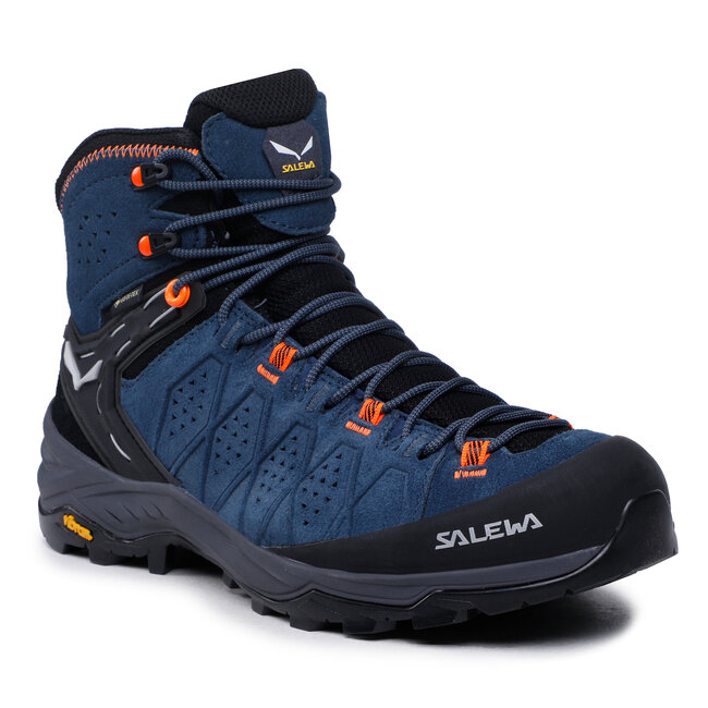 Scarpe da trekking Salewa - Ms Alp Trainer 2 Mid Gtx GORE-TEX 61382-8675 Dark Denim/Fluo Orange 8675