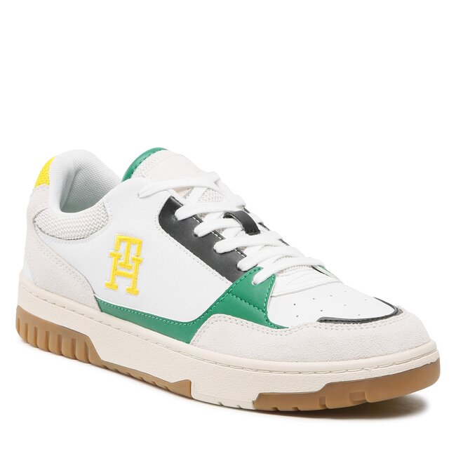 Sneakers Tommy Hilfiger - Th Basket Street Mix FM0FM04728 White YBS