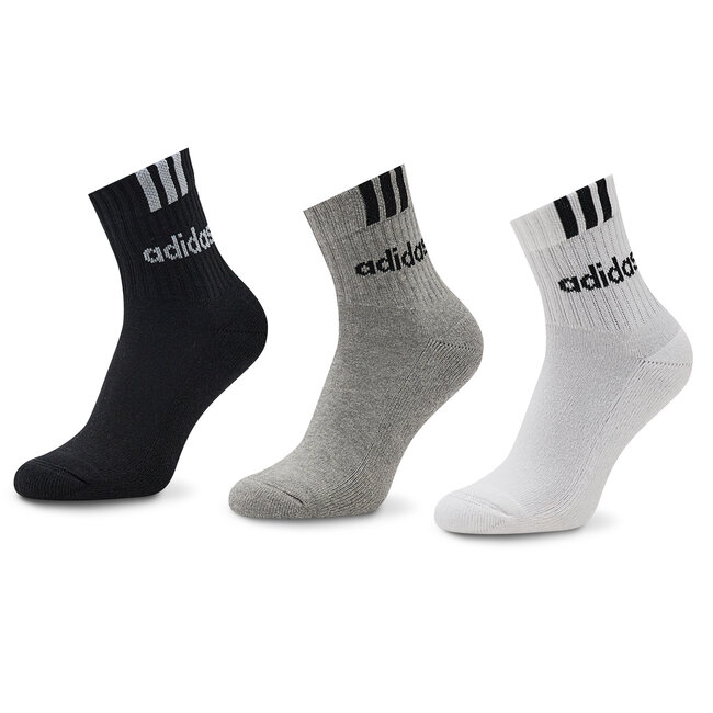 Sada 3 párů vysokých ponožek unisex adidas - IC1296 Barevná