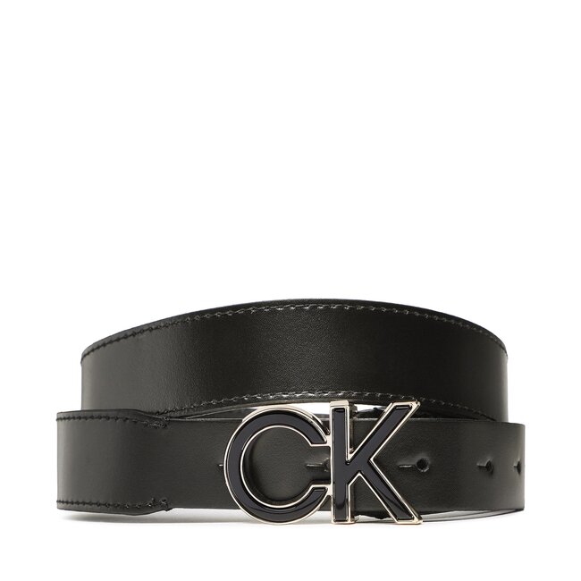 Cintura da donna Calvin Klein - Re-Lock Saff Ck 3Cm Belt K60K609980 BLK