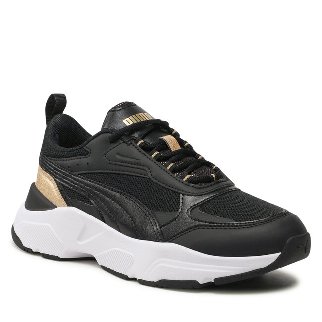 Sneakers Puma - Cassia Distressed 387645 01 Black/Black/Puma Team Gold
