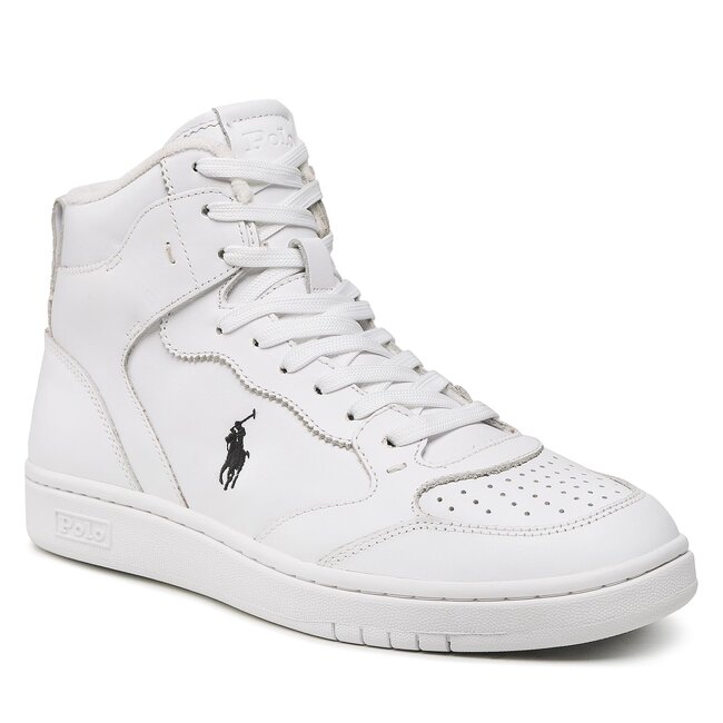 Sportcipő Polo Ralph Lauren - Polo Crt Hgh 809877680001 Wht/Blk