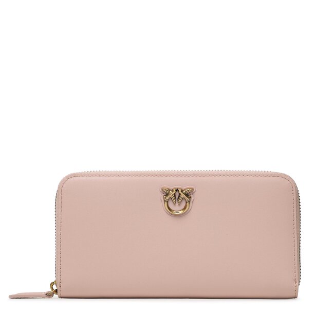 Portafoglio grande da donna Pinko - Ryder Zip Around PE 23 PCPL 100250 A0F1 Cipria O81Q