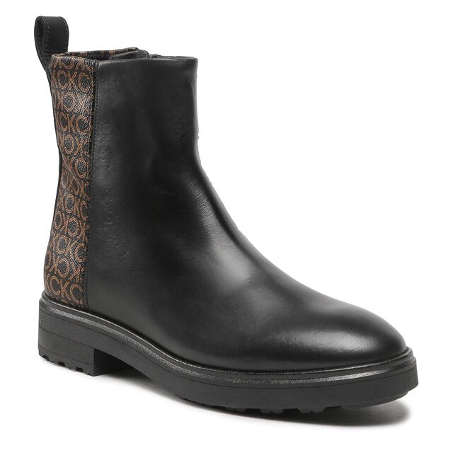 Піджак calvin klein 100% вовна - Cleat Ankle Boot Mono Mix HW0HW01313 Black/Brown Mono BLK