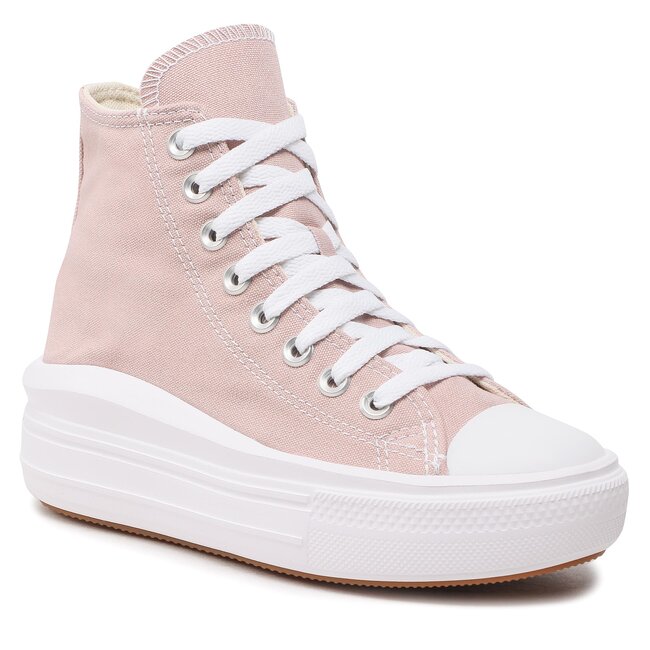 Converse's Latest Pastel Suede One Star Is for the Lilac Lovers Converse - Ctas Move Hi A01369C Stone Mauve/White/White