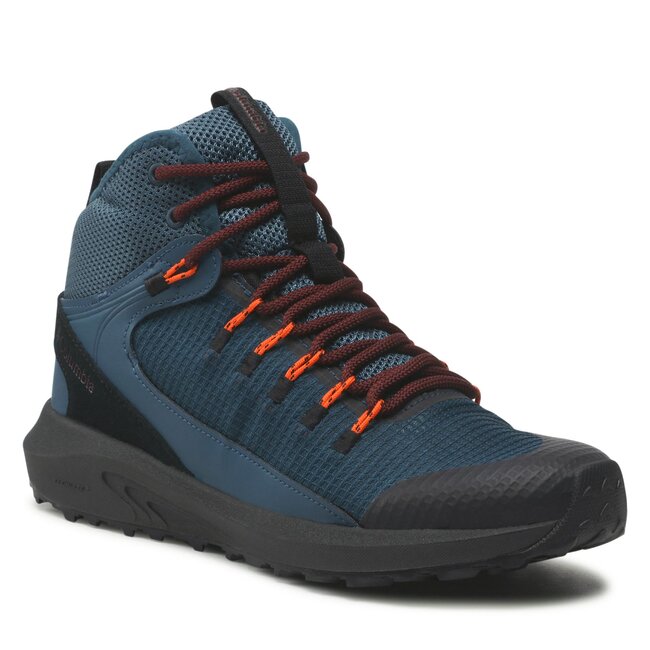 Trekingová obuv COLUMBIA - Trailstorm Mid Waterproof BM0155 Oetrol/Blue/Black 403