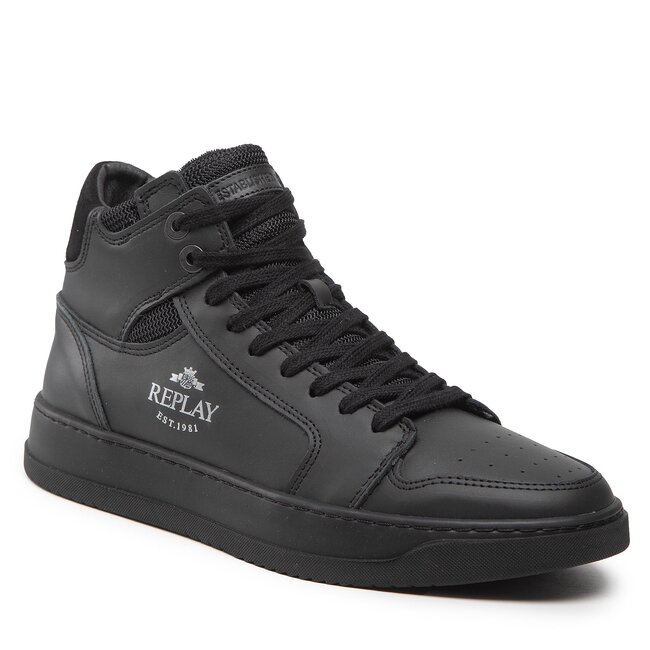 Sneakers Replay - Reload Premium GMZ3R .000.C0010L Black 0003