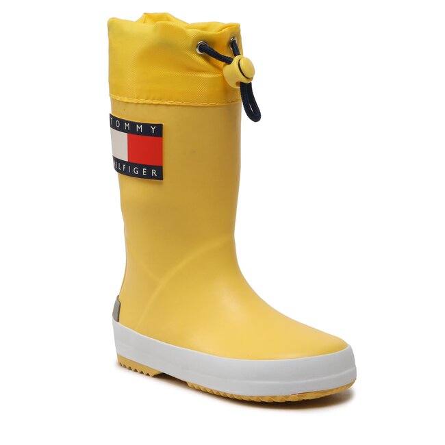 Gummistiefel Tommy Hilfiger - Flag Rain Boot T3X6-30766-0047 M Yellow 200