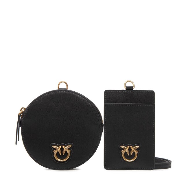 Set Pinko - logo-plaque top handle bag