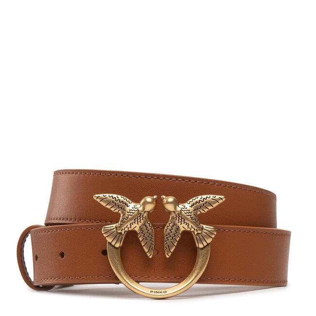 Cintura da donna Pinko - Love Berry Simply H3 Belt . AI 22-23 PLT01 1H212Q Y5H7 Cuoio L58Q
