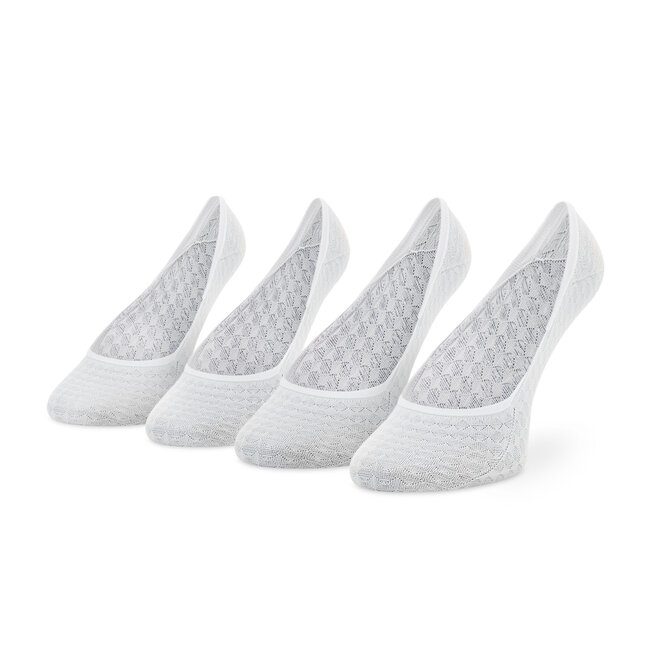 Set di 2 paia di pedulini da donna Tommy Hilfiger - 701218397 White 001