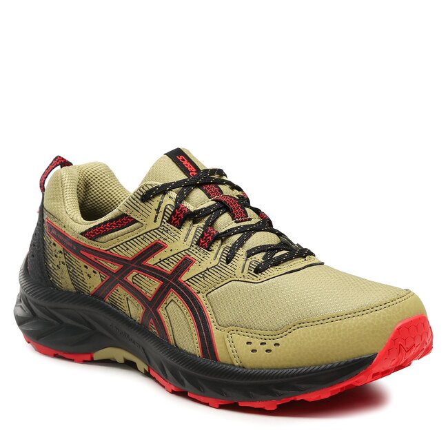 Boty Asics - Gel-Venture 9 1011B486 Olive Oil/Electric Red 300