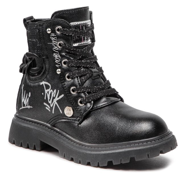 Schnürstiefeletten Shone - 5658-001 Black